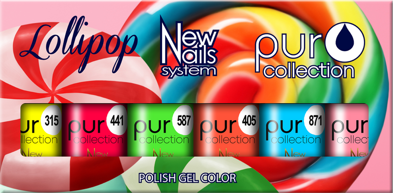 LOLLIPOP COLLECTION set 6 colori polish gel