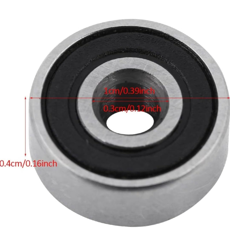 Cuscinetto a sfera in acciaio  3 * 10 * 4mm