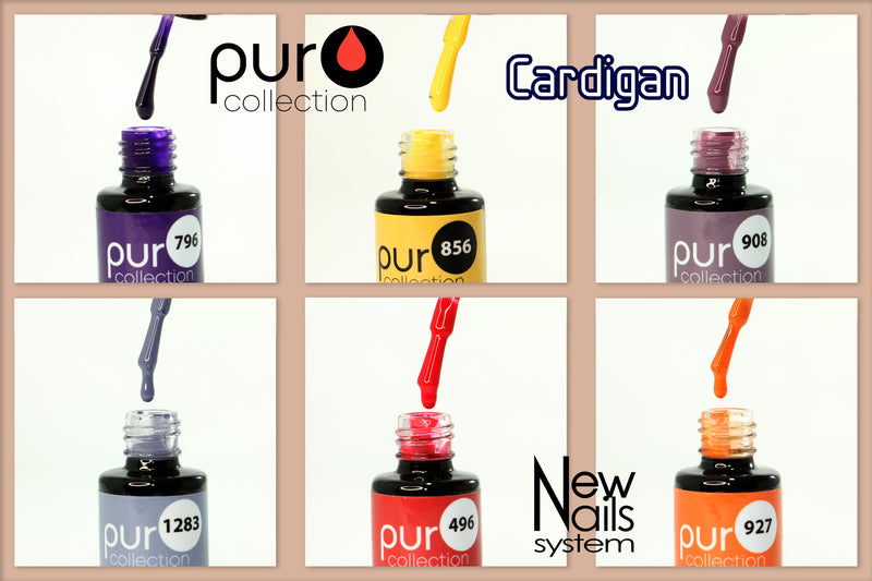 CARDIGAN COLLECTION set 6 colori polish gel