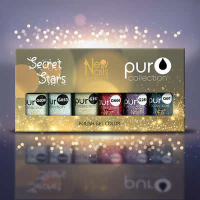 SECRET STARS COLLECTION set 6 colori polish gel
