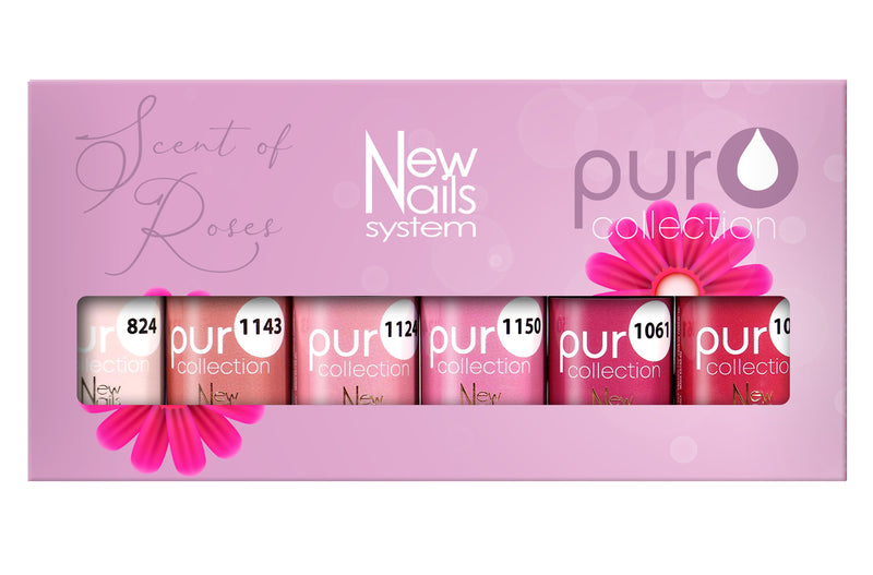 SCENT OF ROSES COLLECTION set 6 colori polish gel
